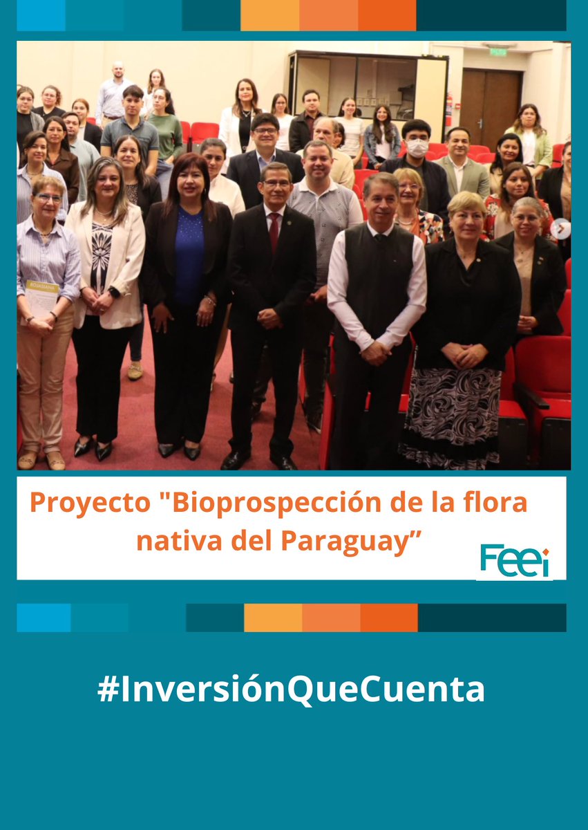 FeeiParaguay's tweet photo. 🔬El @conacytparaguay y la Fundación @MBertoni con participación de la academia y el financiamiento del #FEEI 🇵🇾 ponen en marcha el Proyecto "Bioprospección de la flora nativa del Paraguay".

🔹Objetivo: identificar las oportunidades que ofrece la biodiversidad de #Paraguay https://t.co/MPJ9T3q1Ze