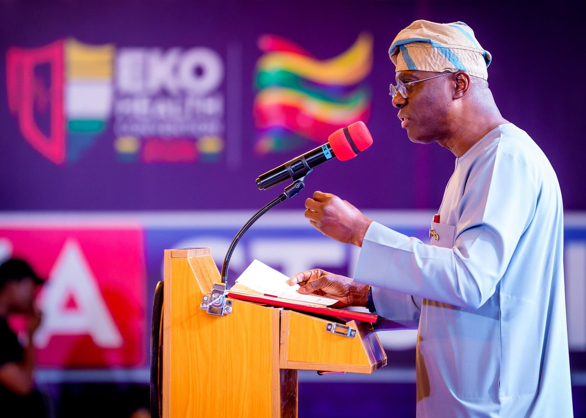 jidesanwoolu's tweet photo. Today, I delivered the keynote address at the 2nd Eko Health Convention. 

Healthcare is all about people. It is about making quality care more accessible, strengthening our health system, and ensuring every Lagosian can live a healthier life. That is an important pillar outlined in our THEMES+ agenda. 

I appreciate everyone who joined us to share ideas and practical solutions.