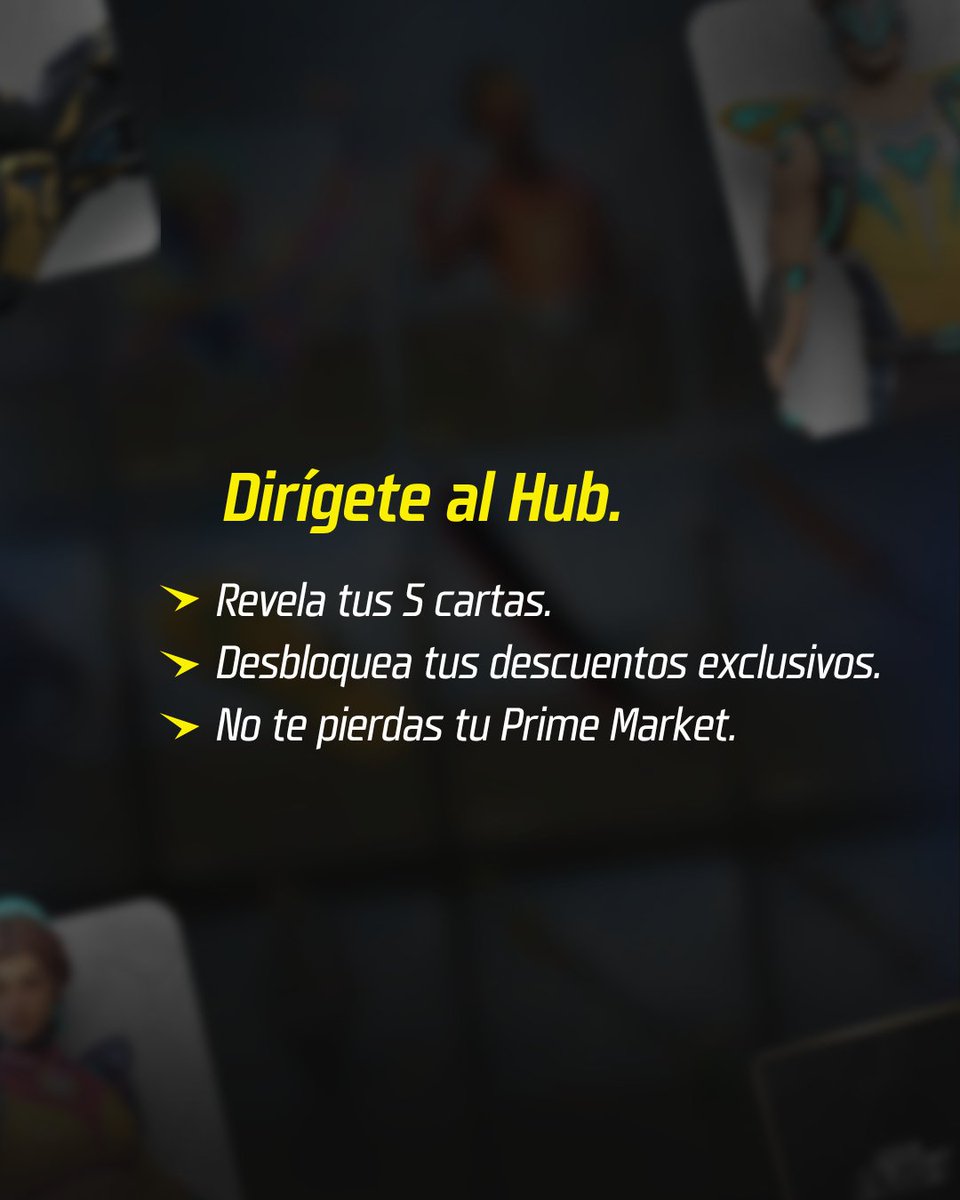 PrimeRushLatam's tweet photo. Para desbloquear tus ofertas exclusivas es súper izi:

- Entra a nuestro Hub: https://t.co/sUJYZXwdPW
- Loguéate;
- Descubre tus 5 cartas;
- ¡Aprovecha el loot!

Recuerda que estas promos estarán disponibles solo del 6 al 17 de agosto. ¡GG! https://t.co/oQqNqIzrng