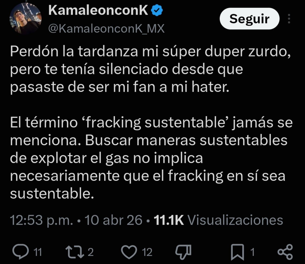 PumaChairo's tweet photo. Fracking de mínimos impactos ambientales, ahora sí se la dejaron difícil al Kamaleon quien tendrá que aventarse un disparate de máximo nivel para no enredarse con su propia lengua con aquello de "la presidenta nunca dijo fracking sustentable". https://t.co/hfbpqveluu