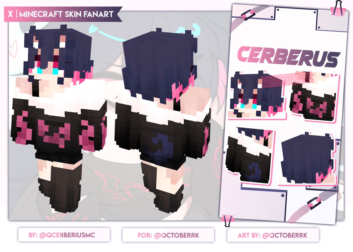 QCerberiusMC's tweet photo. ✦【 300 FOLLOWERS RAFFLE 】✦

✦┊To participate you must:  
Follow  
RT this post     
Comment your OC (Optional)

✦┊Prize:  
One rendered mc skin of your OC

✦┊Result:
Sep 06th 4pm EST

Good luck! 💜 https://t.co/bd40ngnoei