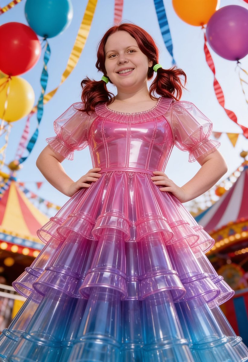 Lizzy1262629's tweet photo. In my translucent pink-to-blue ruffled PVC dress spinning around at the carnival π©·π Soft smile and glossy fair vibes β¨
#CarnivalPVC #ClearPVC #RuffledDress #ShinyFashion #KinkyCute #GlossyFashion #PVCSet #PlayfulLook #ShinyPlastic https://t.co/ksLXeIz8yJ