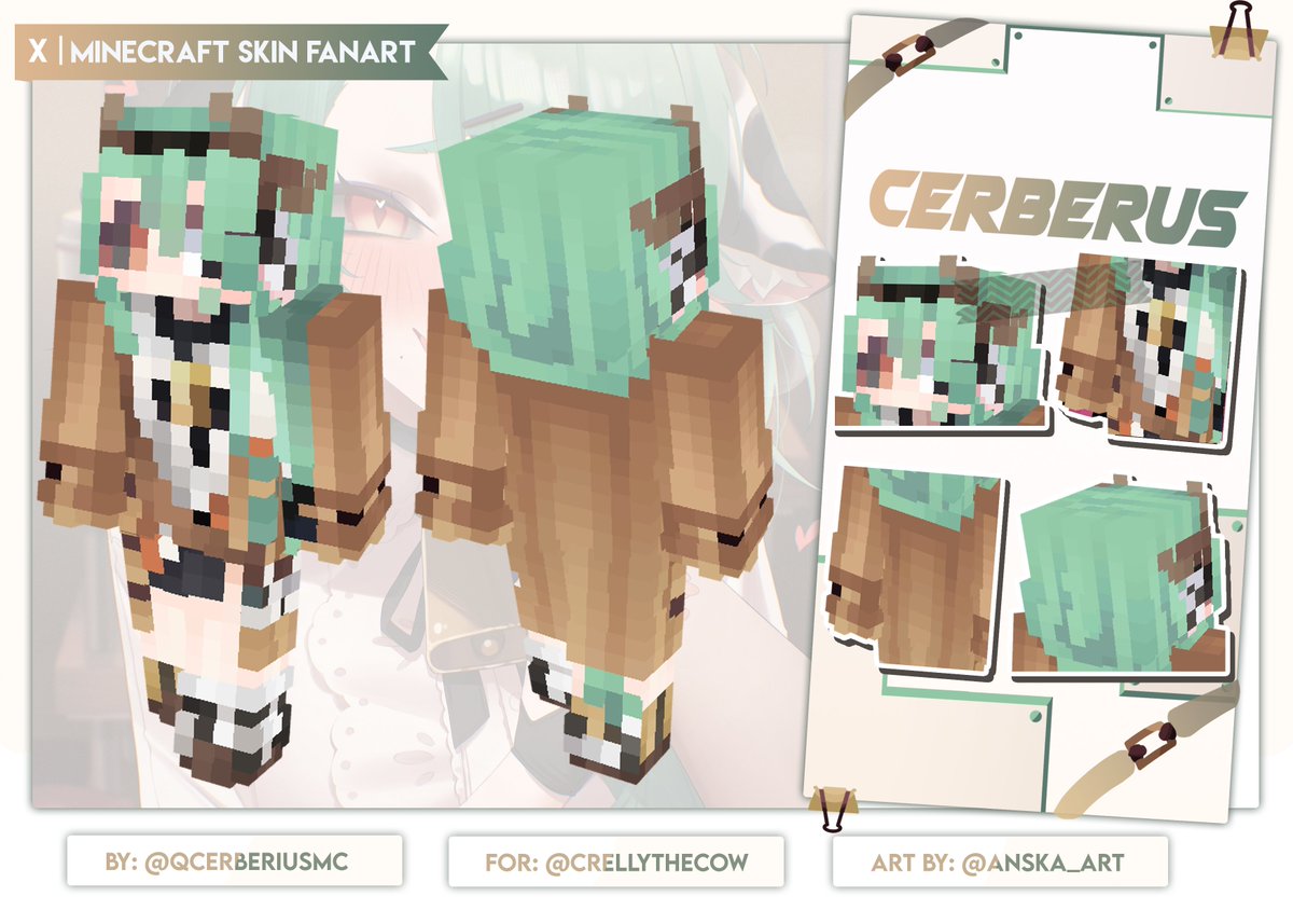 QCerberiusMC's tweet photo. ✦【 300 FOLLOWERS RAFFLE 】✦

✦┊To participate you must:  
Follow  
RT this post     
Comment your OC (Optional)

✦┊Prize:  
One rendered mc skin of your OC

✦┊Result:
Sep 06th 4pm EST

Good luck! 💜 https://t.co/bd40ngnoei