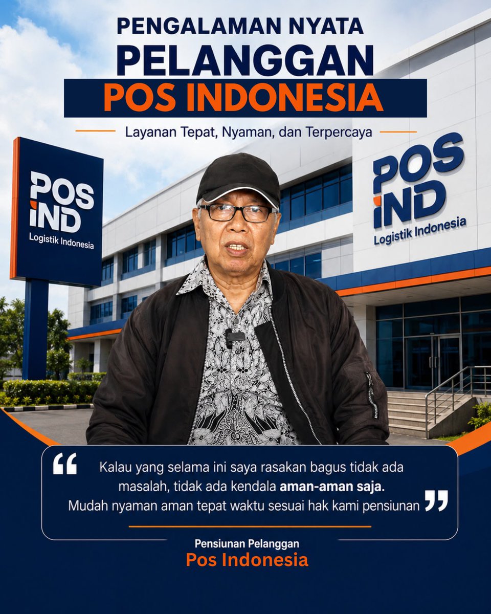 ehye484's tweet photo. Pelayanan yang baik selalu meninggalkan kesan positif. Antrean yang tertib, proses yang jelas, dan suasana yang nyaman menjadi alasan pensiunan tetap mempercayai layanan Pos Indonesia. #MelayaniSepenuhHati https://t.co/ZYkWihBfeN