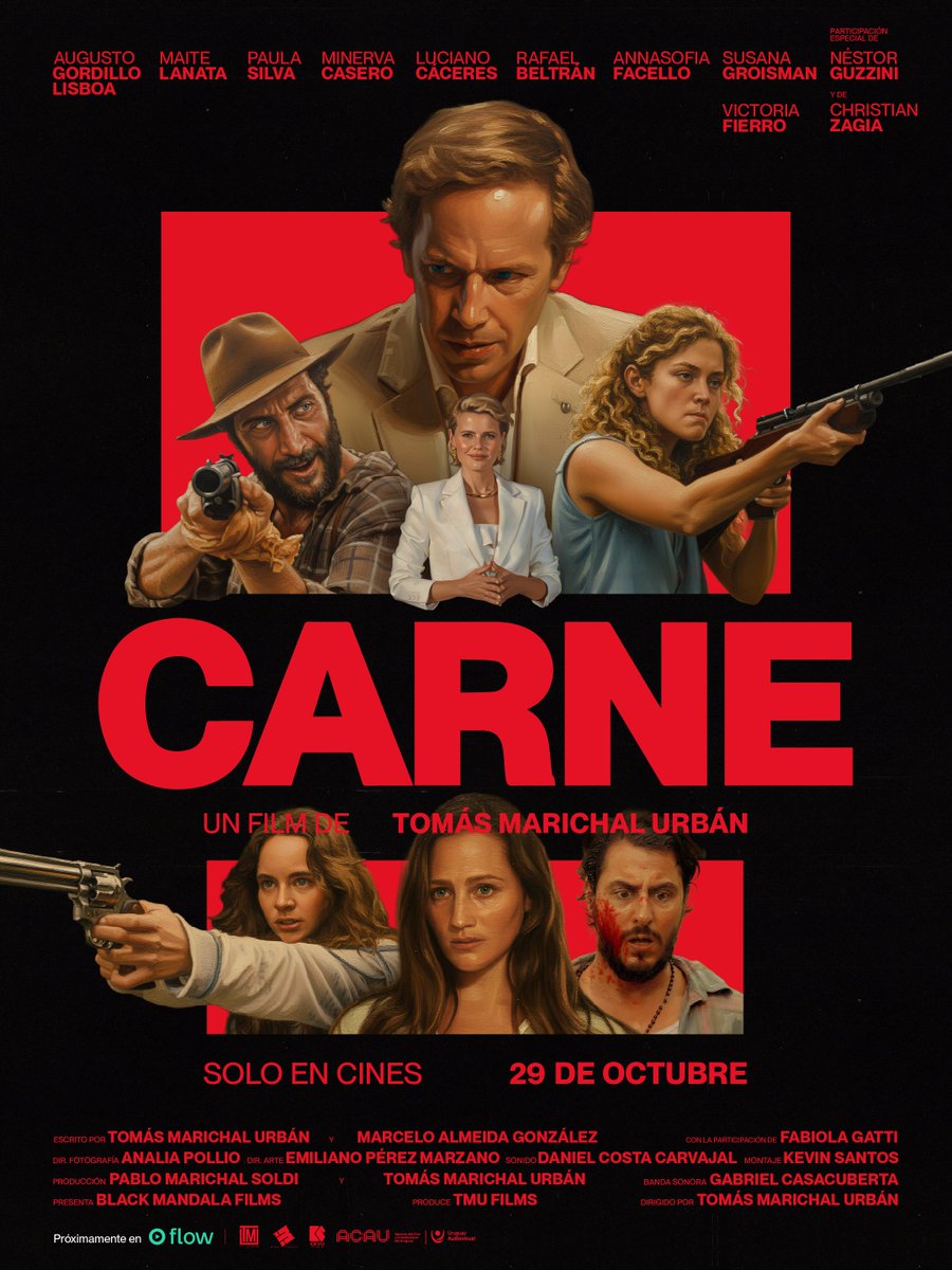 CINELOVERS_UY's tweet photo. Sin ganado, sin ley, sin límites, sin futuro, sin esperanza, sin humanidad.

Mirá el póster oficial de #CARNE 🥩

Estreno 29 de octubre, solo en cines. https://t.co/rkpJkMHEX9