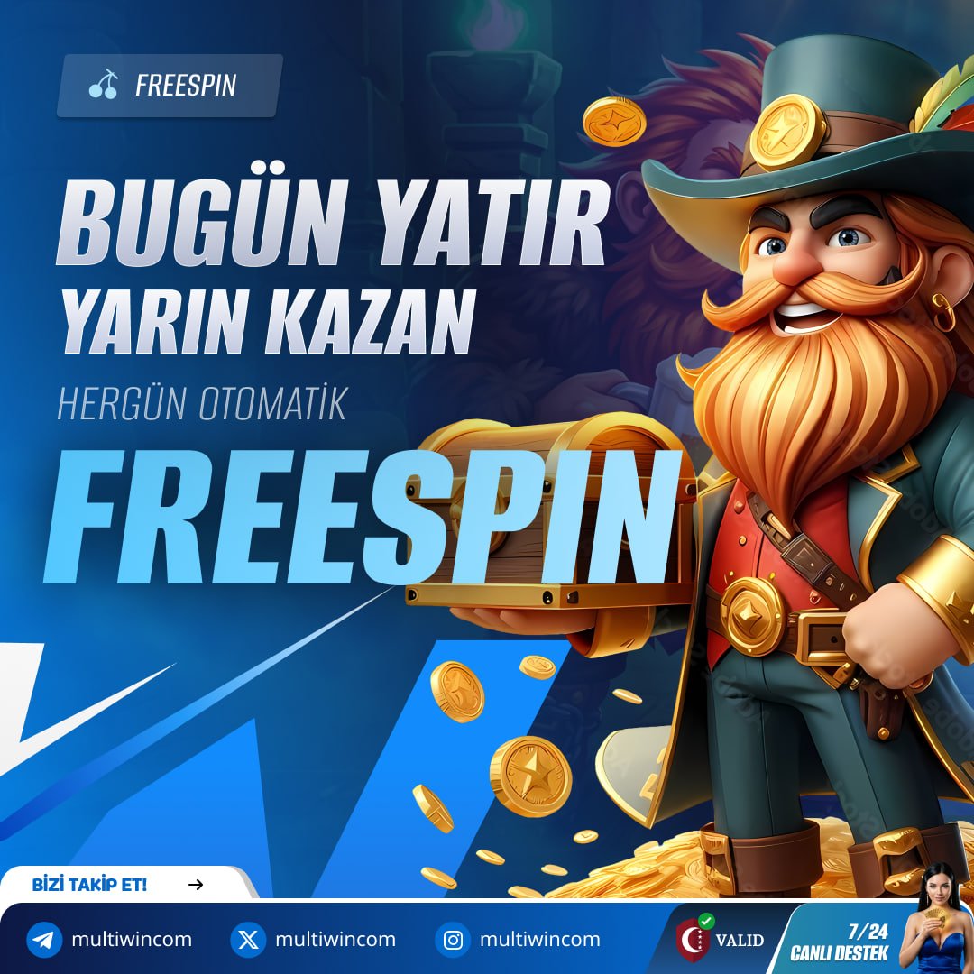 multiwincom's tweet photo. 🔥 BUGÜN YATIR, YARIN KAZAN!

✨ Günlük yatırımına özel her gün Freespin ödülü al

💙 Her yatırım yeni bir fırsat https://t.co/kJ6AyRh9Bz