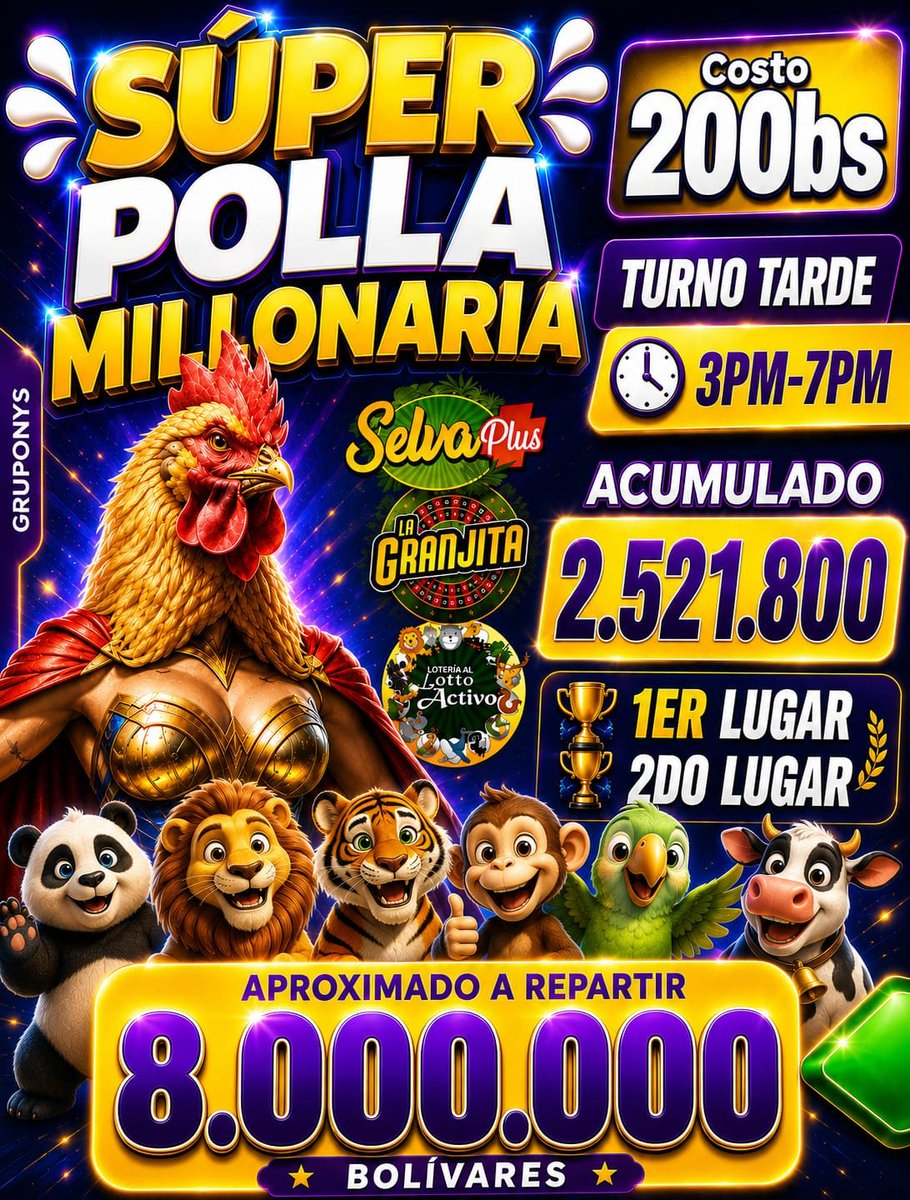 ExitoDatos's tweet photo. Buenas tardes ☕
*Agencia NYS 😎*

*Te esperamos 😎*

Sigue el canal de POLLAS ALIADAS NYS en WhatsApp: https://t.co/Oq6novxmOT https://t.co/DHO3JSajH9