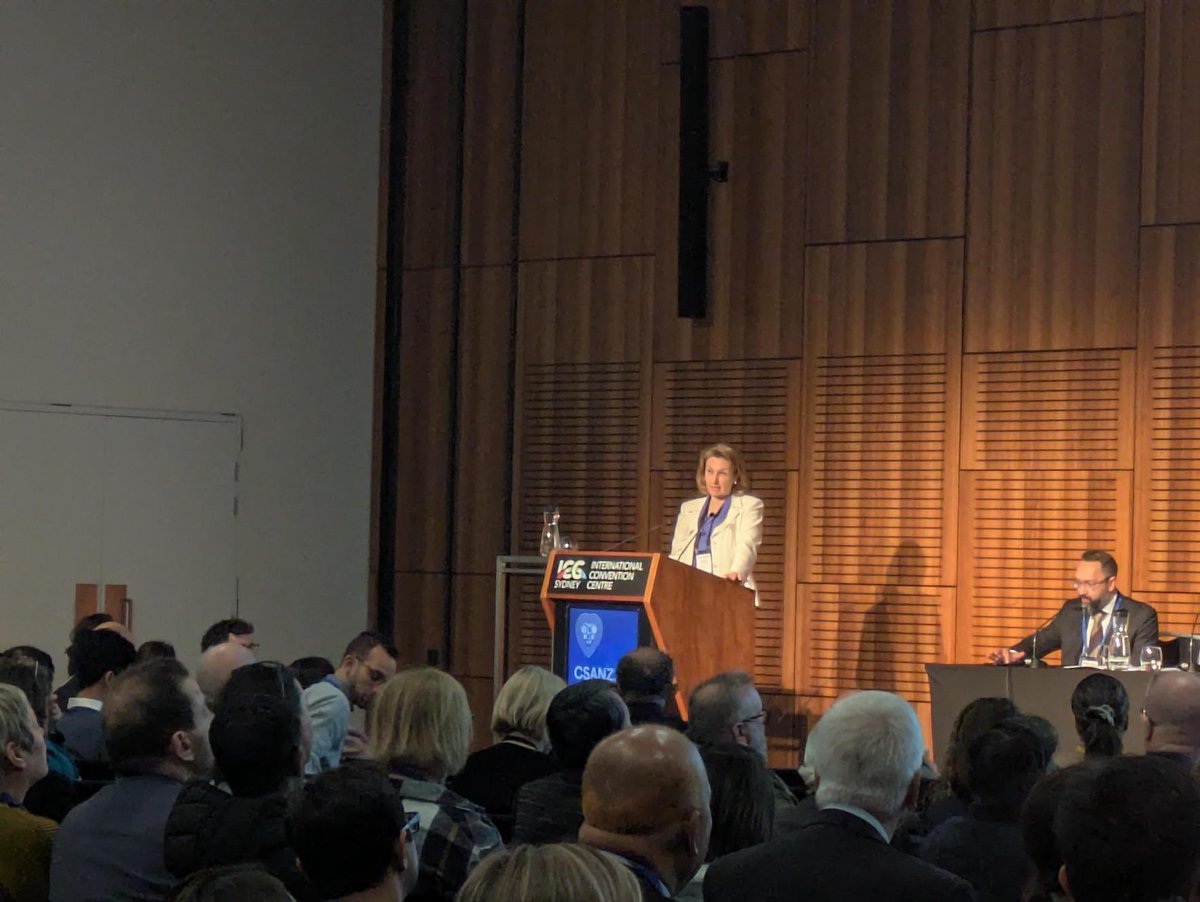 EACVIPresident's tweet photo. It was a pleasure to open the @thecsanz #CSANZ26 Imaging Council Symposium on Multimodality Imaging: New Horizons.

My sincere thanks to symposium chairs Dr @rebeccakozor and Dr Sandhir Prasad for the kind invitation and excellent organization.

Delighted to share insights into the evolving role of high-rate #echocardiography and discuss how emerging imaging technologies are shaping the future of cardiovascular care.

Thank you to everyone for the engaging discussions and warm welcome. Looking forward to continued collaboration between #EACVI and the #CSANZ imaging community.

@NAjmoneMarsan @gpontone1 @carpenter_jp @LunaGargani @anatimoteo46040 @Matte_Cameli @DrGEMandoli @Ph_Bertrand @EchoSoliman @andgiannopmd @PezelT @rmanka_ @AnnaBaritussio @Sarah_Moharem @denisamuraru @s_e_petersen @VictoriaDe32503