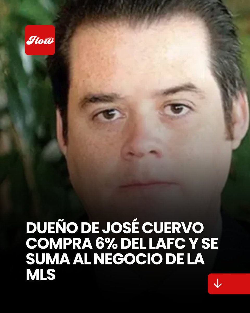 RevistaFlowMx's tweet photo. 🥃⚽ El dueño de José Cuervo adquirió el 6% del LAFC, sumándose al negocio de la MLS con una inversión que fortalece la presencia de empresarios mexicanos en el futbol de Estados Unidos.
👉 https://t.co/ObXi0xJbMQ
#SomosFlow #LAFC #MLS https://t.co/tp5YKquzqd