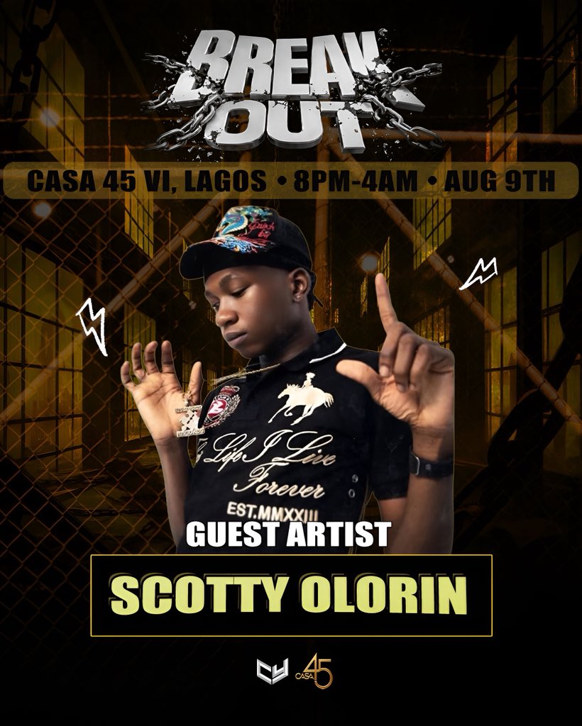 TheBreakoutt's tweet photo. And we’re still not done. 👀

@scottyolorin is officially joining the BREAK OUT experience.

More music. More surprises. More reasons to be there.

August 9 is getting closer. Don’t get left outside. 🔓

https://t.co/wA1zAGEt3x https://t.co/9GHznJTAnh