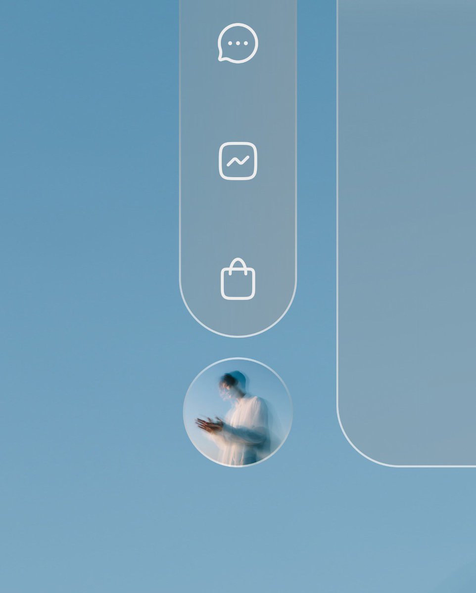 bymiglabs's tweet photo. Navigation, elevated.

This vertical navigation explores a spatial UI approach—bringing depth, hierarchy, and focus to one of the most frequently used components in a product. https://t.co/EWvLIWEOM0