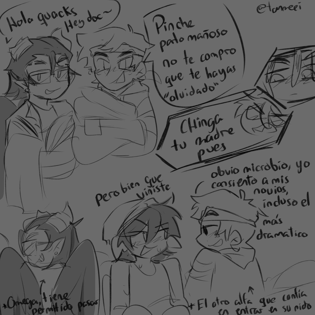 tanmeei's tweet photo. 2/3
Se me habian ido las ideas, perdon
ultima parte lista + extra
#naukosick #spiderduck #ravenduck (viva el poliamor) https://t.co/sna6aKzrHY