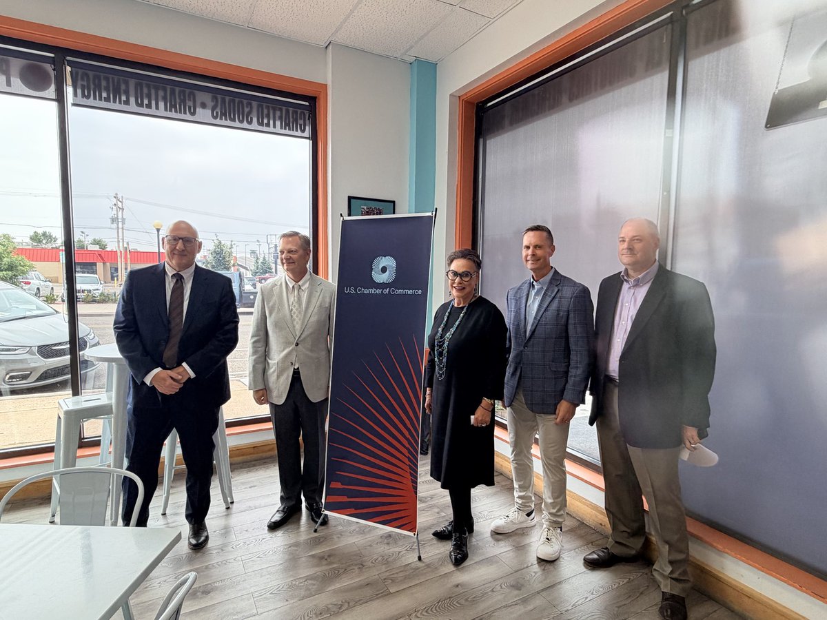 USChamberAction's tweet photo. The @uschamber was proud to endorse @HagemanforWY for U.S. Senate #WYSen this week with an event at Beach Please Drink Co. in Cheyenne, WY!
Read more: https://t.co/1fBPdNFHK2 https://t.co/USQyn6HyEh