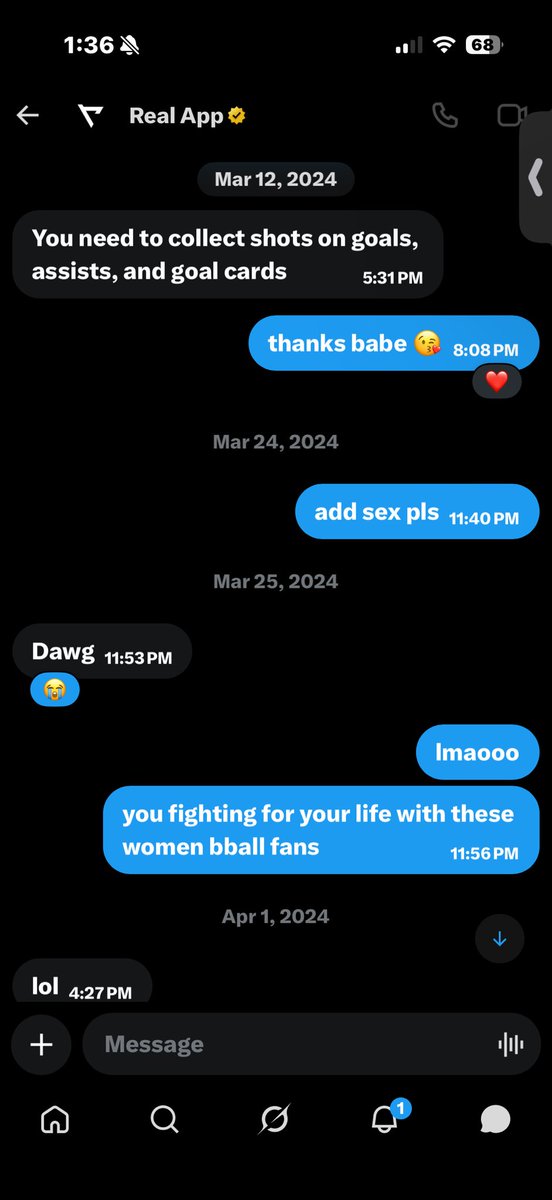 fortheprogram's tweet photo. Every now and then I remember how me and @realapp are best friends

(they stopped responding when the app blew up😢) https://t.co/8rMcyvIfyL