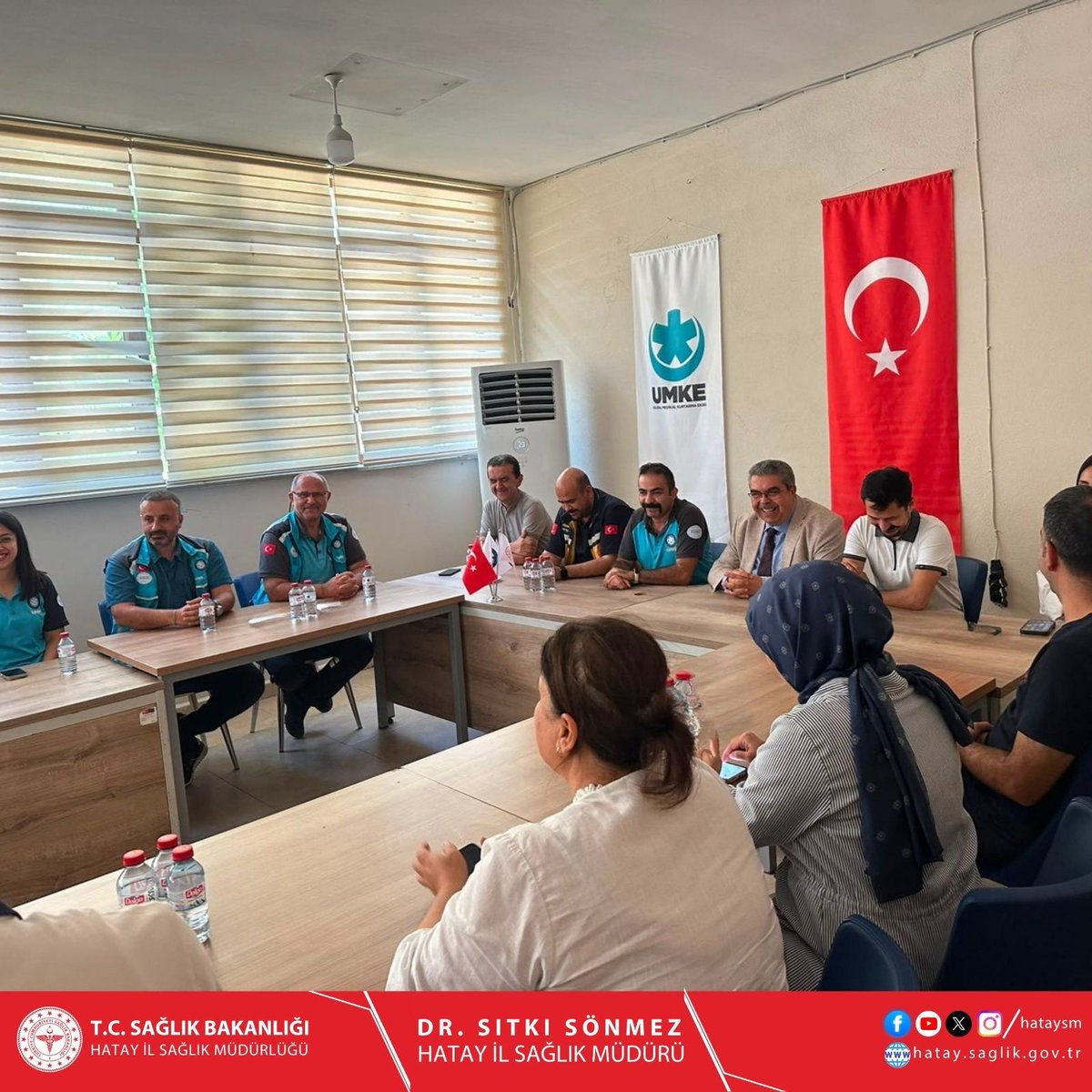 PayasIsm's tweet photo. UMKE Haftası Kutlu Olsun

İl Sağlık Müdürümüz Dr. Sıtkı Sönmez ve kurum yöneticilerimizin katılımıyla, UMKE Haftası dolayısıyla bir araya gelinerek, özveriyle görev yapan UMKE personelimizin haftası kutlandı. https://t.co/J67469UDNV