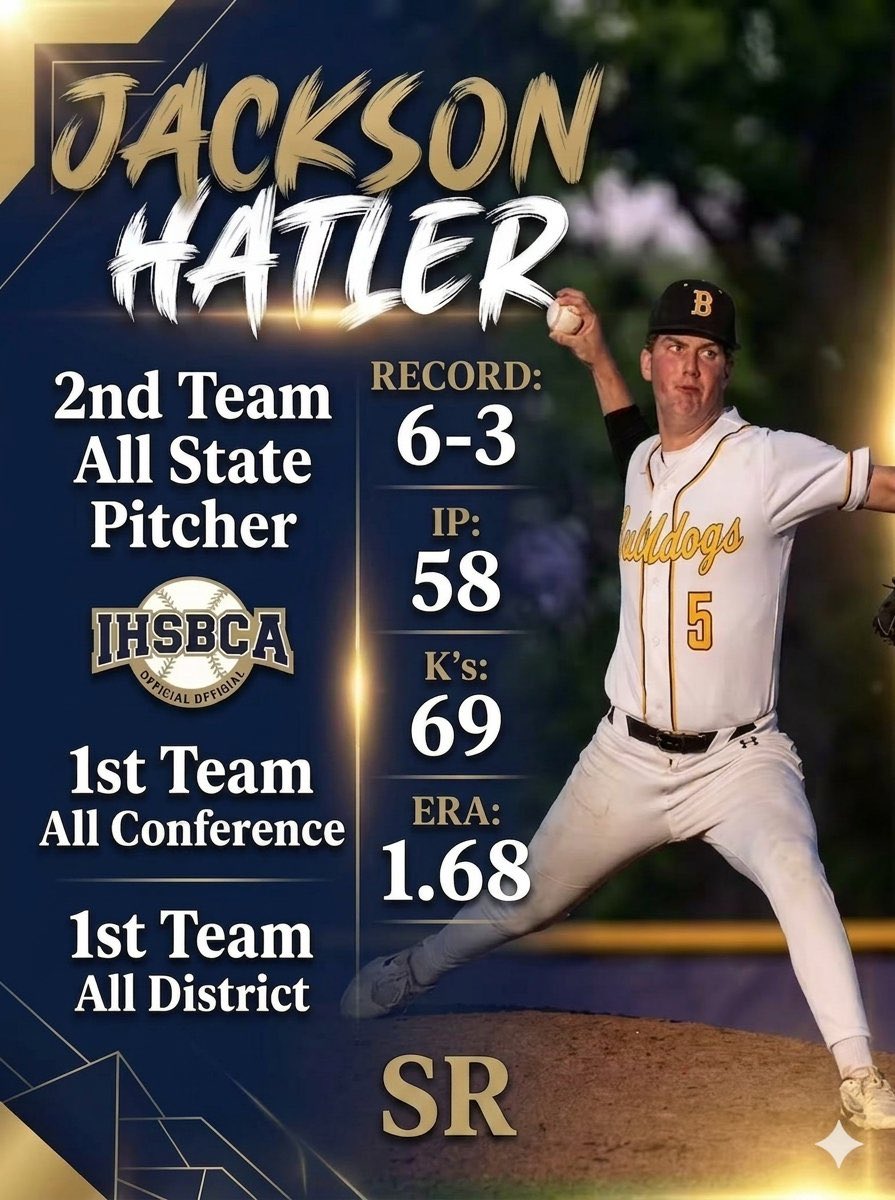 BettBaseball1's tweet photo. Congratulations Hatty!  #BullDogPride https://t.co/8vwcb2R7Qt
