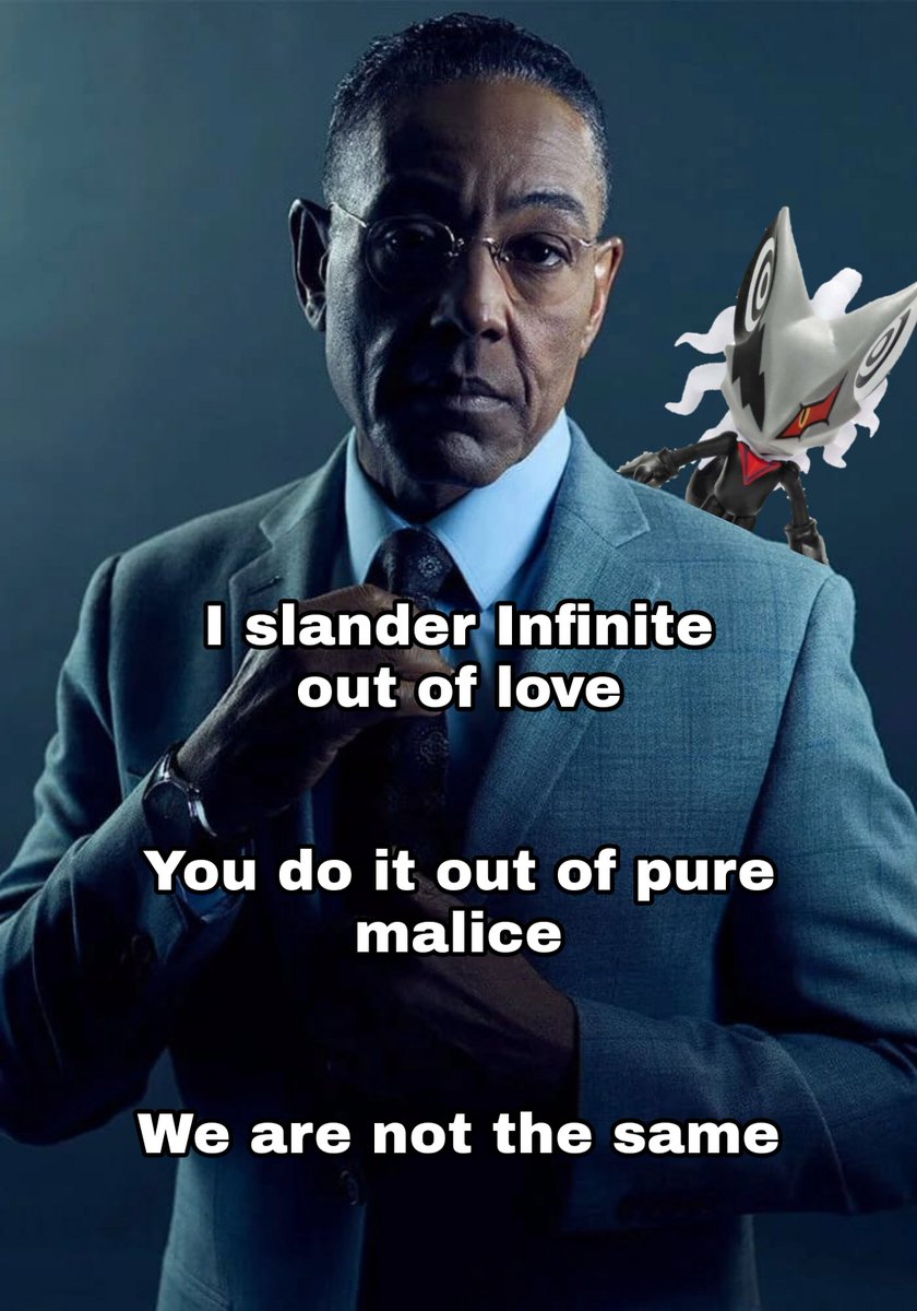 SadCrisp77's tweet photo. I'm allowed to poke fun at Infinite because I am a fan of his.
#InfiniteTheJackal #SonicTheHedgehog https://t.co/cYZww3SWrW