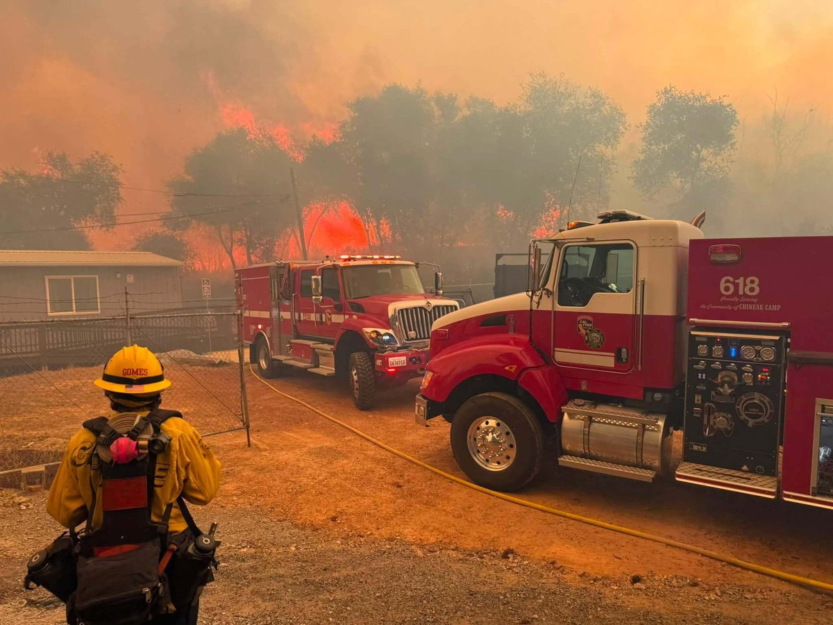 CAL_FIRE's tweet photo. Arson is a crime — and CAL FIRE investigators are working to hold those responsible accountable.

Through July, CAL FIRE law enforcement officers have made 84 arson arrests.

That includes a recent arrest connected to the Dove Fire in Tuolumne County. Following an extensive investigation, CAL FIRE officers identified and arrested a suspect in connection with the fire, which burned approximately 223 acres near downtown Sonora.

Each investigation requires careful evidence collection and coordination with local law enforcement and prosecutors.

Help protect your community. Report suspicious activity immediately. Tips can be submitted anonymously through the CAL FIRE Arson Hotline at 1-800-468-4408.

#CALFIRE #ArsonPrevention #PublicSafety