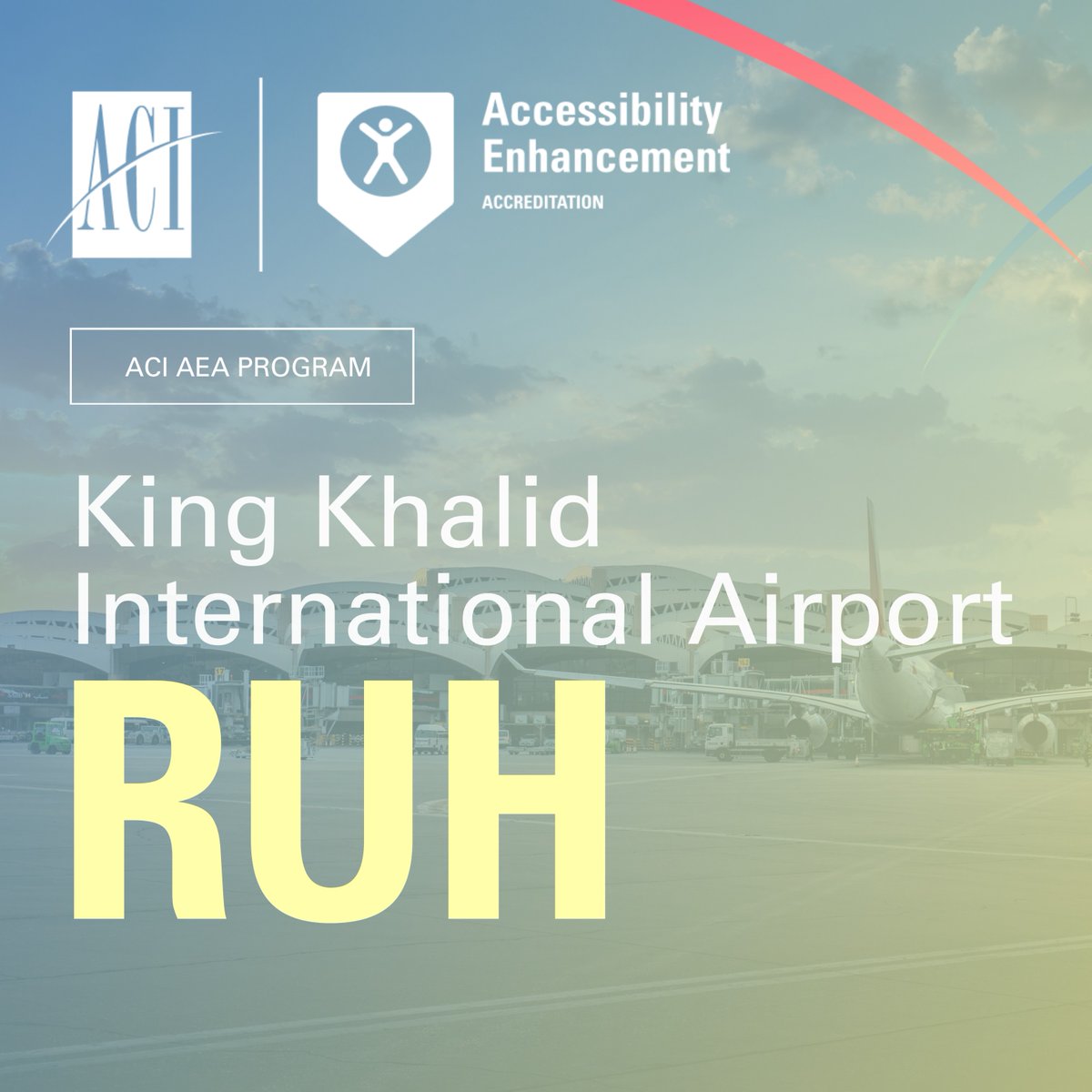 ACIWorld's tweet photo. 🏅 Congratulations to King Khalid International Airport on achieving ACI's Accessibility Enhancement Accreditation (AEA)!

This accreditation recognizes King Khalid International Airport's commitment to creating an inclusive, accessible, and seamless travel experience for every passenger.

"By continuously enhancing our facilities and services, developing our workforce capabilities, and adopting international best practices, we are advancing accessibility throughout every stage of the passenger journey. This milestone marks an important step in our ongoing efforts to create a welcoming environment where every passenger can travel with confidence, dignity, and independence."

— Osamah Alfawaz, Chief Executive Officer, @riyadhairports

@ACIAPACMID