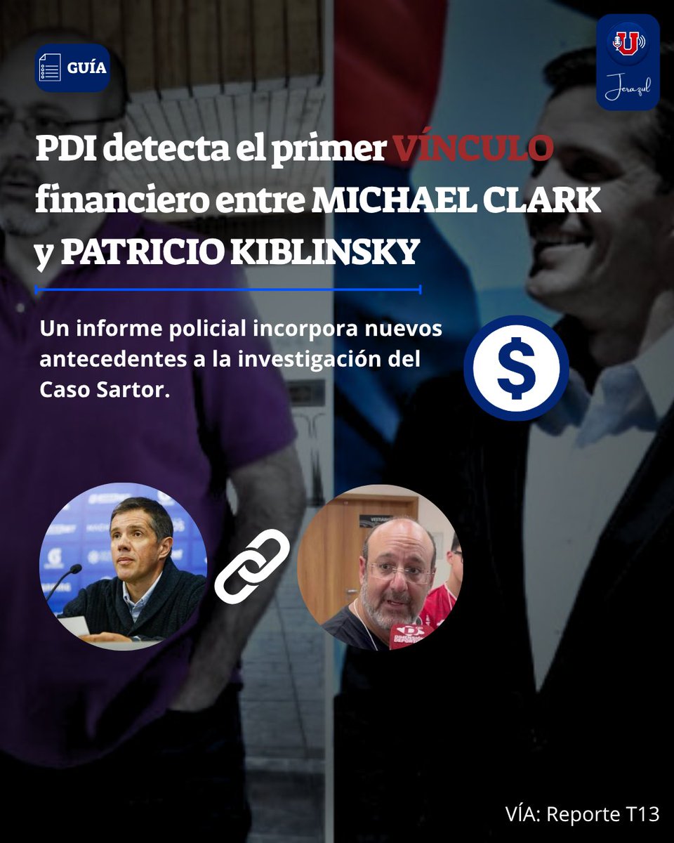 JERAZUL1927's tweet photo. 🧵HILO INFORMATIVO

ℹ️GUÍA: Vínculos entré  Kiblinsky y Clark.

@udechile https://t.co/1LJ4aaElq2