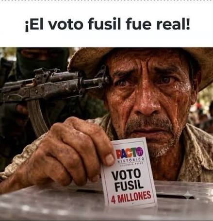 jhon_efex's tweet photo. @LuisGPerezCasas Ni así pudieron ganar legítimamente, se quedaron mamando, nunca más la ozquierda https://t.co/O3dDIhCZOA