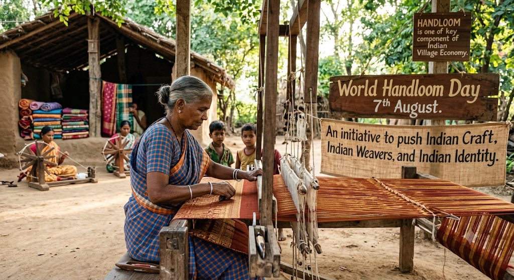 mswap78's tweet photo. World Handloom Day 7th August.
An initiative to push Indian Craft, Indian Weavers, and Indian Identity
HANDLOOM is one of key component of Village Economy
#handloom #worldhandloomday #7thAugust #indiancraft #villageeconomy https://t.co/jdTwaGyafi