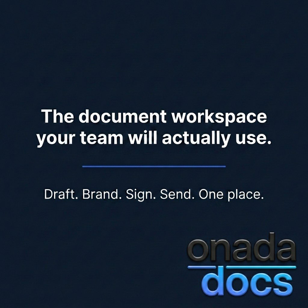 OnadaDocs's tweet photo. One AI doesn’t fit every document.
OnadaDocs uses industry-trained AI for Legal, Sales, HR, and Agencies so every draft matches your workflow, not a generic chatbot.
Smarter documents. Less editing. Better results.
#OnadaDocs #AIForBusiness #LegalTech #SalesTools #HRTech https://t.co/ViQ4WE3e8K