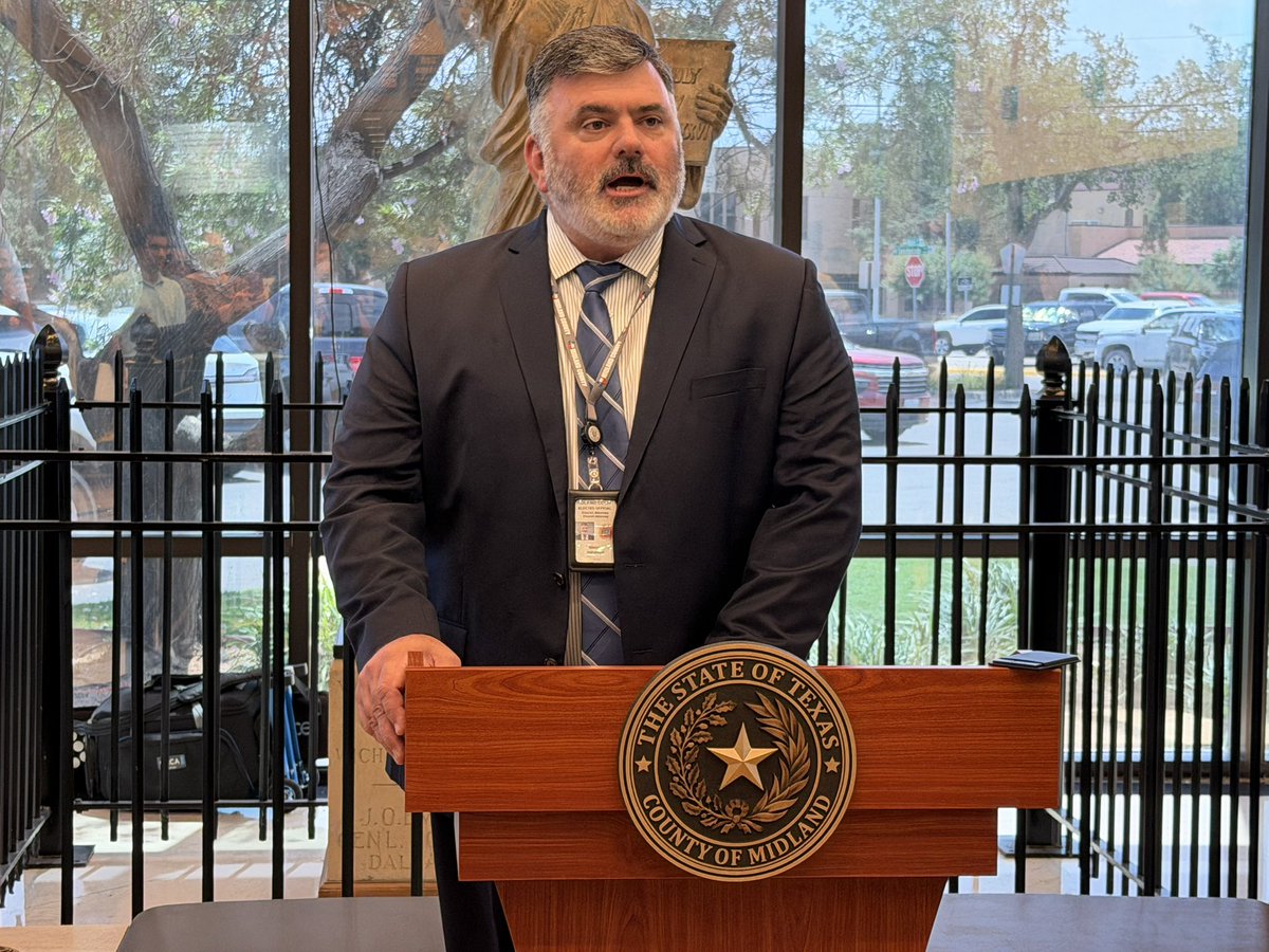 stevenpepper38's tweet photo. BREAKING: Midland County District Attorney Glenn Harwood has announced he filed a civil lawsuit this morning to remove Judge Terry Johnson from office. https://t.co/QJoBAES2BK