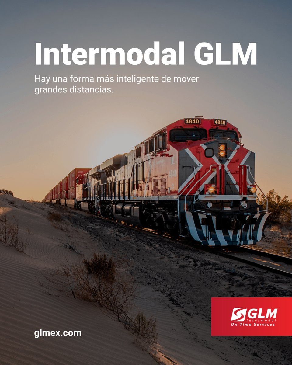GlmLogistica's tweet photo. Mover mercancía no siempre significa recorrer el mismo camino 🚂En #GLM desarrollamos el servicio Inter-Pacífico en colaboración con Ferromex desde 2005, una solución que ofrece disponibilidad de equipo, costos competitivos, rastreo de la carga https://t.co/hsFPEUYOji