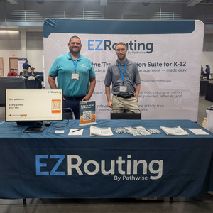 PathwiseK12's tweet photo. #TBT to July in St. Cloud for MAPT Train the Trainer.

Kevin Hickey and Brad Kulp spent the week there, talking routing, driver training, and back to school prep with trainers from across the state.

Thanks to MAPT for having us!

#PupilTransportation #SchoolTransportation #K12 https://t.co/Iw8TS4MkYt