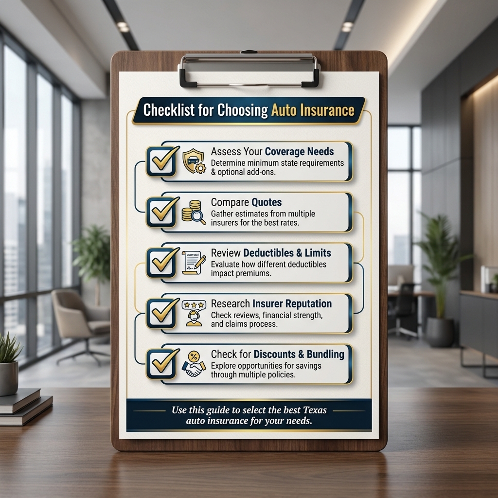 AmcoInsuranceTX's tweet photo. Quick Checklist for Choosing Texas Auto Insurance ✔️

1. Compare quotes for the best rates
2. Confirm fast SR-22 filings if needed
3. Assess coverage options for your needs
4. Look for easy online quotes

#TexasAutoInsurance #InsuranceChecklist #DriveSmart https://t.co/O93jFjlICu