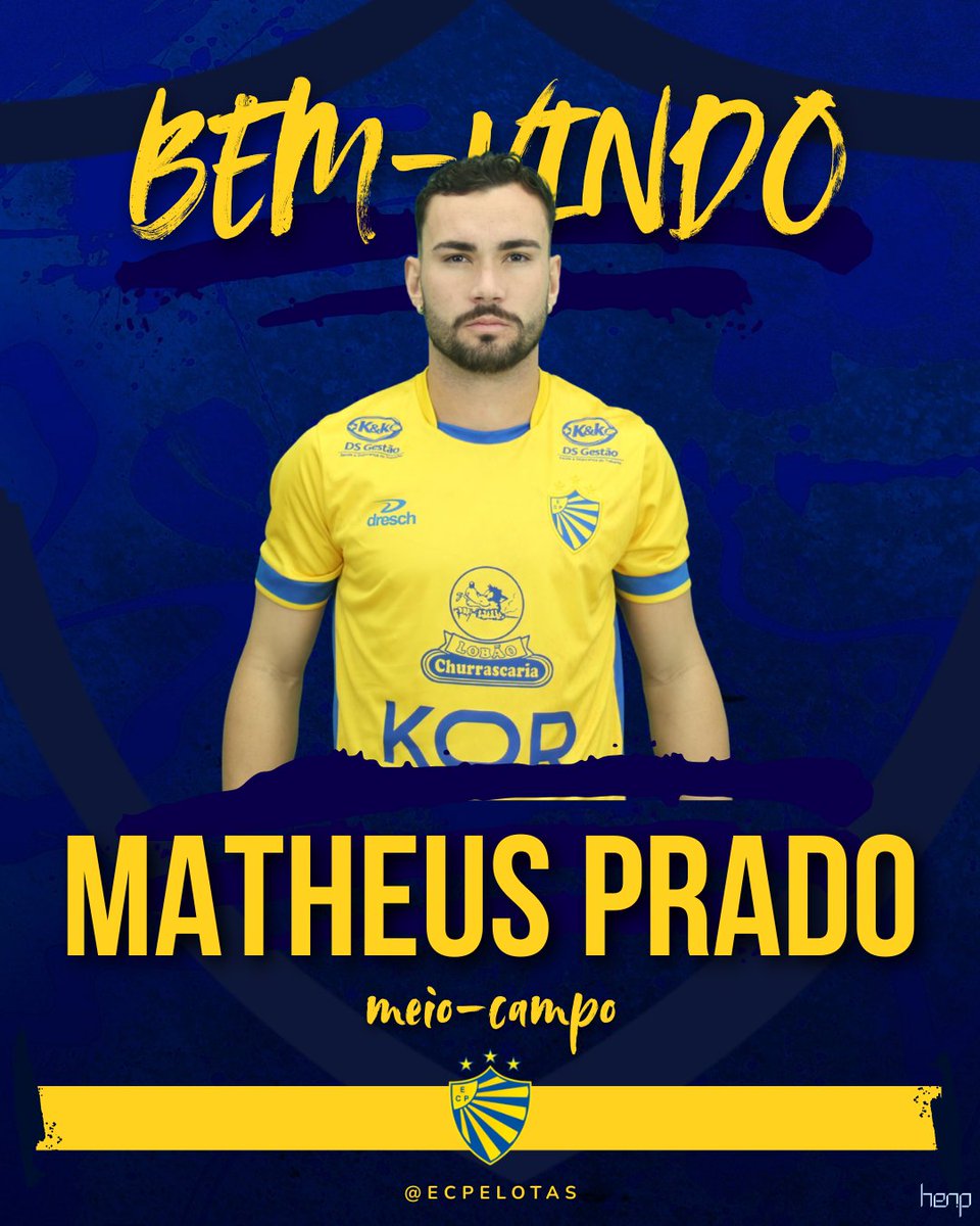 ecpelotas's tweet photo. O meia Matheus Prado está assinado com o Lobo para a disputa da Divisão de Acesso. O atleta de 26 anos já está integrado e treinando com o elenco.

Prado defendeu o Sertãozinho nesta temporada, marcando seis gols na Série A2 do Campeonato Paulista e o Piauí na Série D. https://t.co/bW3zMktlQo