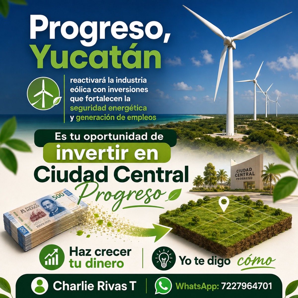 CharlieRivasT's tweet photo. Progreso, Yucatán. Un lugar para invertir. https://t.co/RdsbHQbOiL