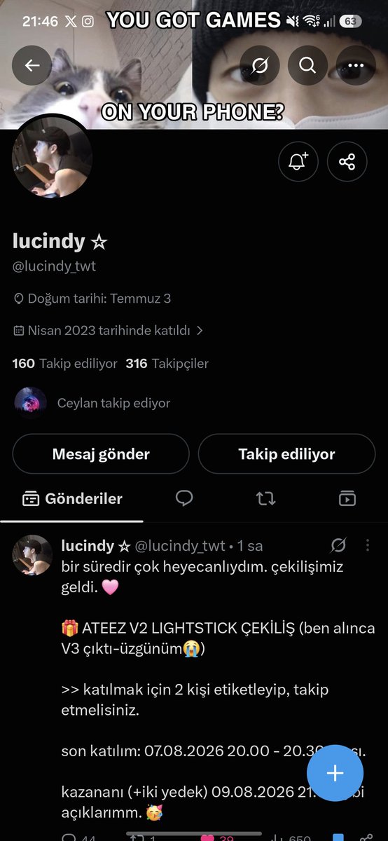 minbushi's tweet photo. @lucindy_twt Teşekkürler çekiliş içinn 🤍@xingvshunnie @xjaerix https://t.co/t5eK1WRXUg