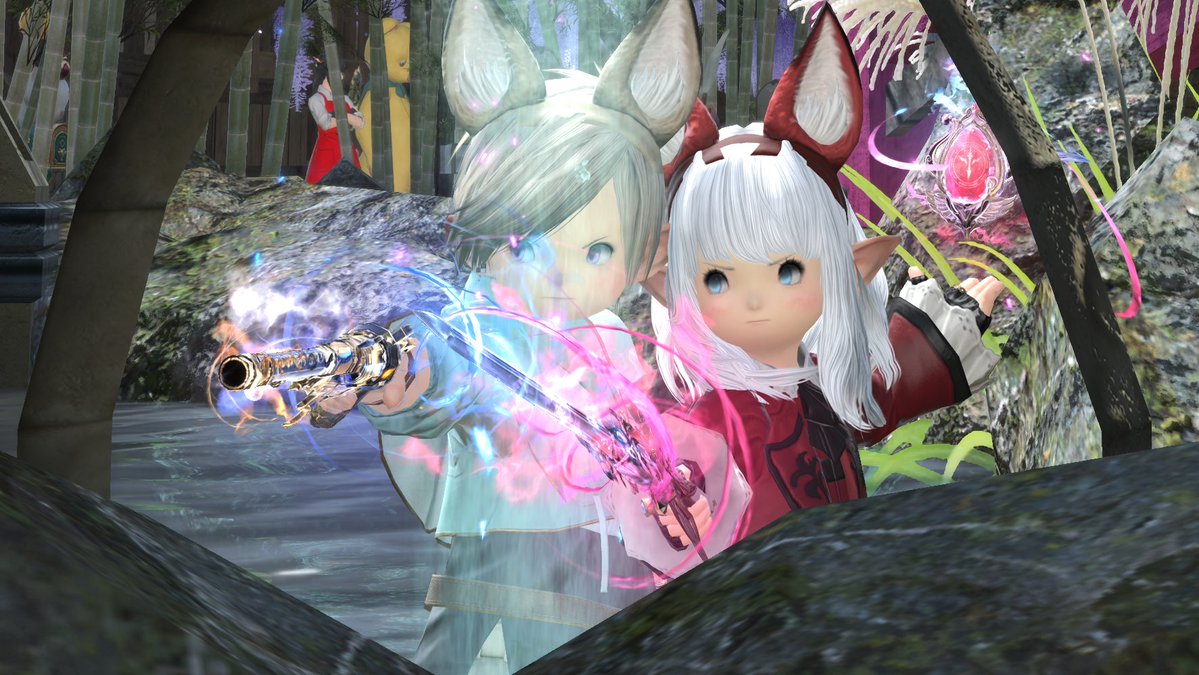 ff14_korone's tweet photo. 機工士らら x 赤魔道士らら https://t.co/wMfEbYFIPq