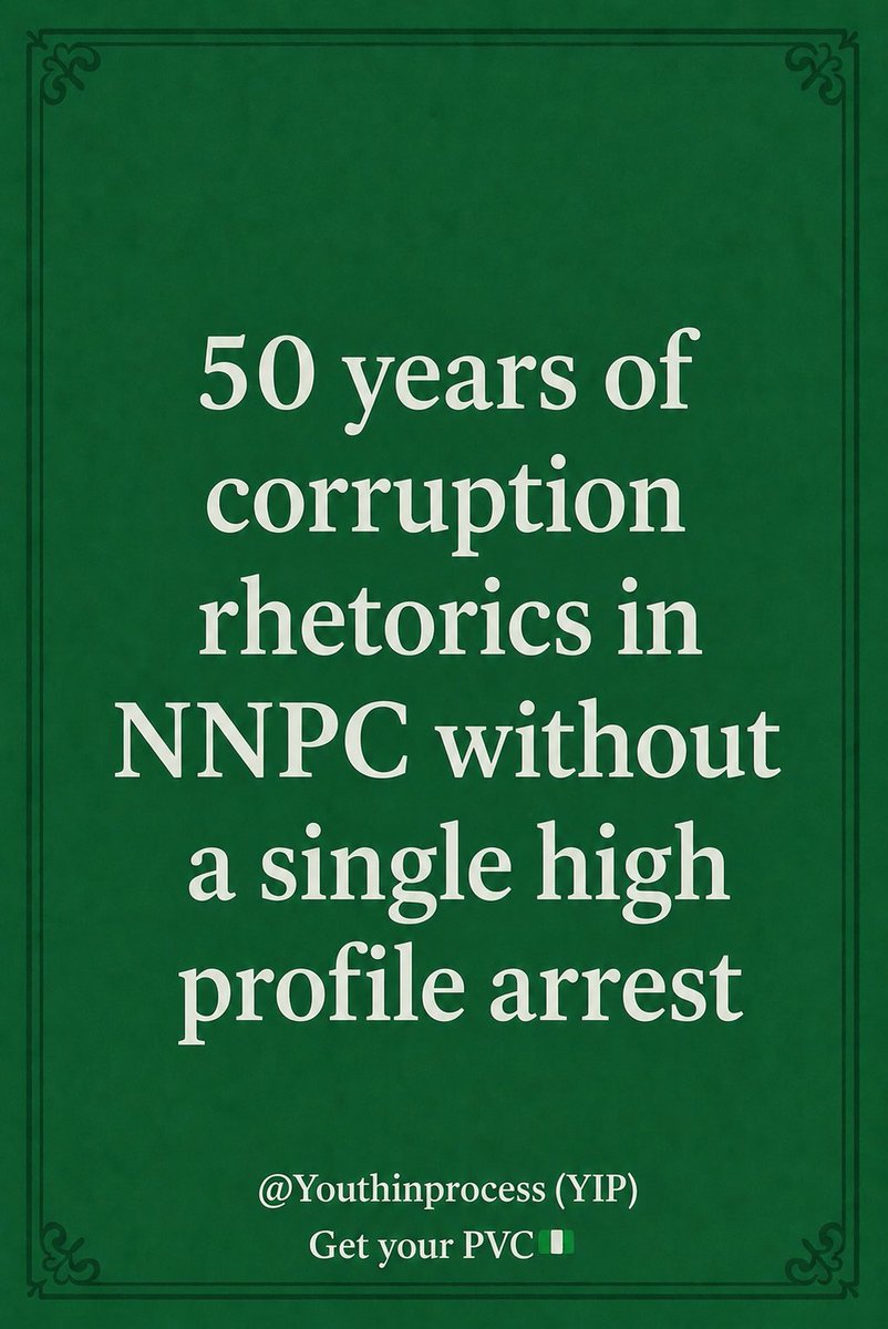 Youthinprocess's tweet photo. @officialABAT @waleolayemi93 23 years of EFCC establishment without any achievement to show for https://t.co/lnppYmy19H