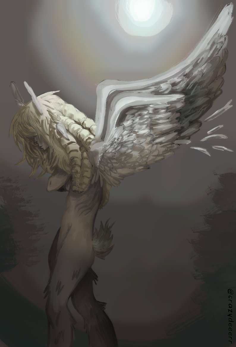 crazydeerr's tweet photo. tell me to grow wings 
#deltarune https://t.co/xfmSXtvMlE