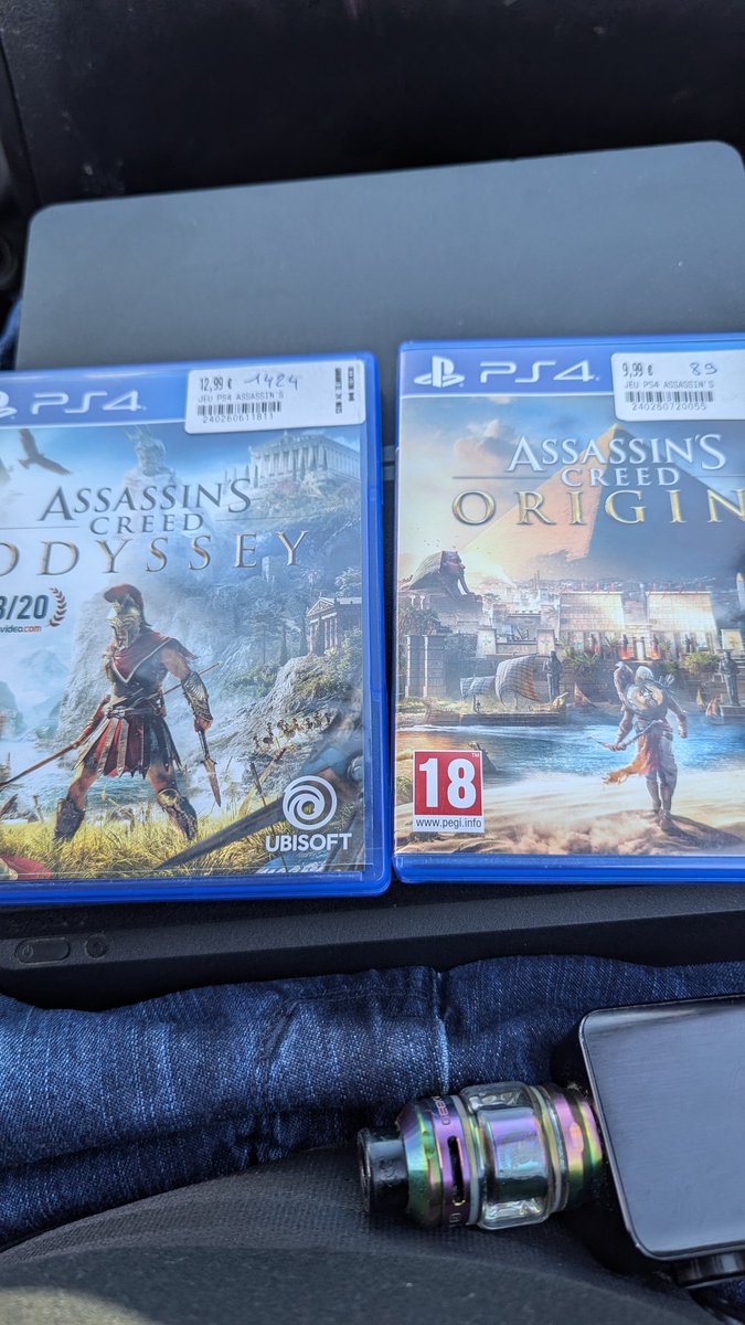 NamuXPlay's tweet photo. Achat du 06/08/26
Compulsif sur le coup, mais je n'y peux rien. 😁
La PS4 ne sera pas connectée en ligne.
#playstation #occasion #psp #assasinscreed #ratchetandclank #retrogames #retro https://t.co/O76rgMfIeI