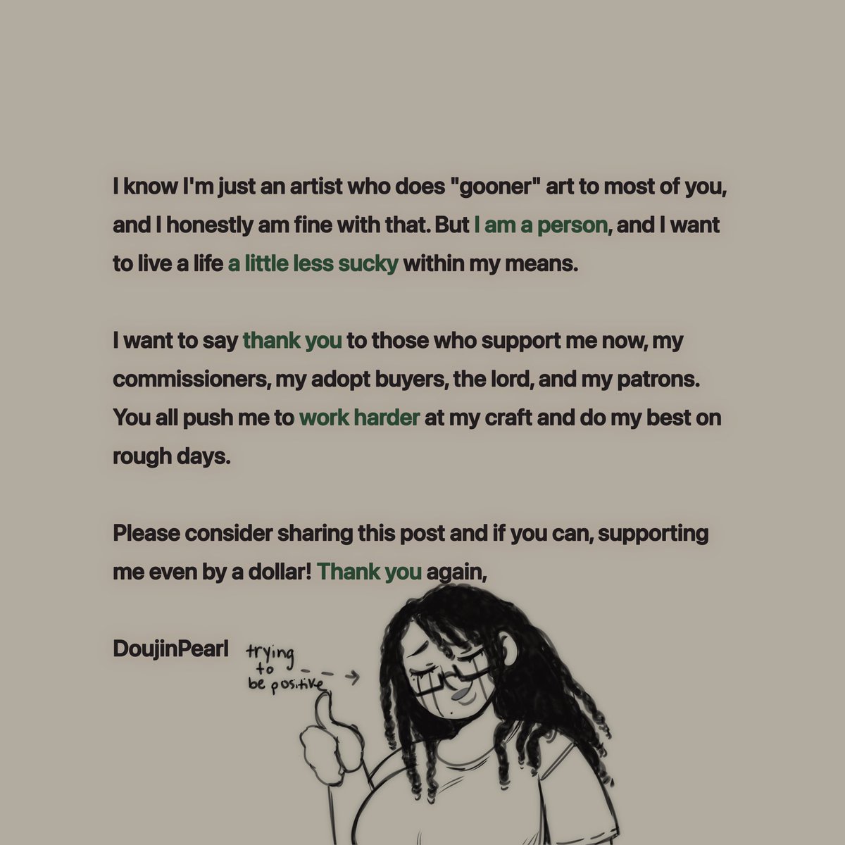 doujinnpearll's tweet photo. I need to be transparent about my issues

⚠️Please take the time to read⚠️ https://t.co/mAbXTaE6n2