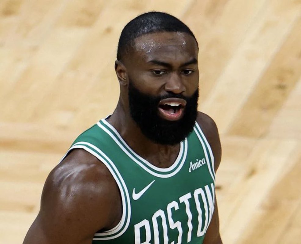 Sleeper_Hoops's tweet photo. Jaylen Brown on being with the Celtics:

“I look back at Boston and I’m grateful. A lot of my most developmental years were in Boston. The relationships are still there, so are the connections. I’m very grateful for my ten years in Boston. I have nothing but respect for Boston, but it’s time to move forward.”