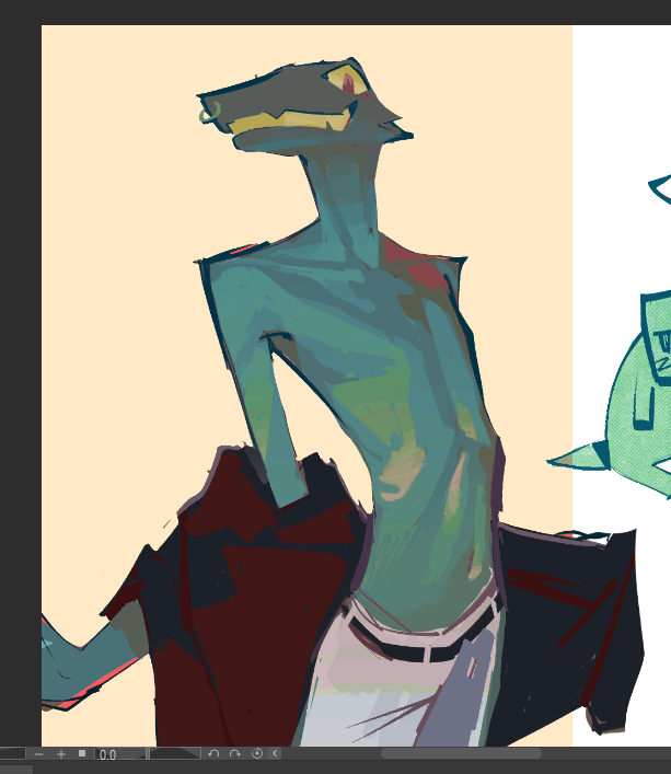 Microplasticmen's tweet photo. trying out clip studio https://t.co/Hy0wNPh3vR
