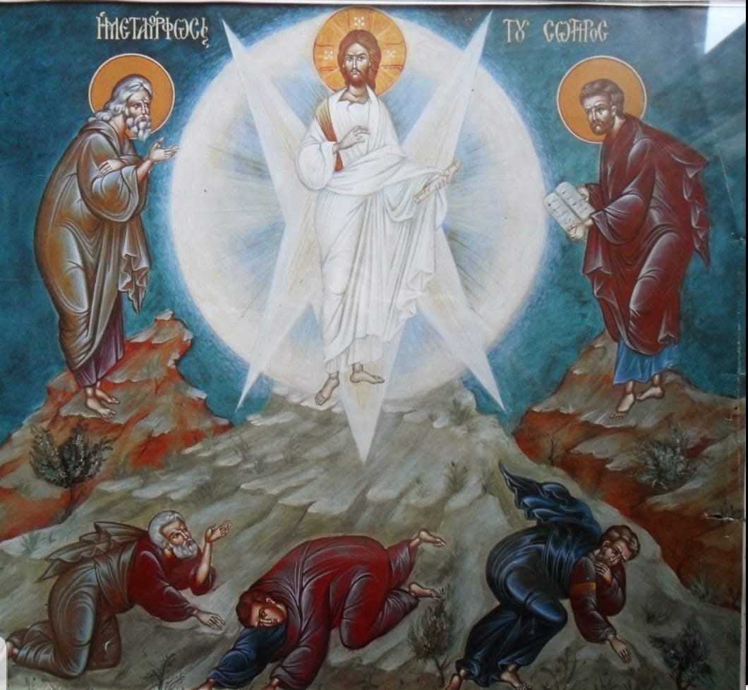 orthodox22790's tweet photo. Today is the feast of the Transfiguration on Mt. Tabor 📿

The feast of the transfiguration (μεταμορφώσεις) reveals the pinnacle of repentance (μετάνοια) and both words share the same etymology; μετάνοια is μεταμορφώσεις.

μεταμορφοῦσθε τῇ ἀνακαινώσει τοῦ νοός
be transformed by the renewal of your mind (epistle to the romans 12:2).

Now, God didn’t become incarnate merely to destroy death, but to elevate our nature. The Incarnation wasn’t a “Plan B”. God intended to become incarnate even if Adam and Eve had never fallen.

It was God's will from the beginning to one day dwell & enter amongst His own creation & experience the world He had made.

He made Adam in His own image for that reason. So that Adam would be the host that God would become incarnate from, to make us what He is truly; involving the process of “theosis” (the deification) of the entire human person in Christ; it involves, that is, becoming like unto Christ to the point of identity with Him. 

The transfiguration (meshtakhlapanutha) of the human flesh to divine light, is the experience referred to as theosis - deification - methalahanutha. The transfiguration of Christ at Mount Tabor, is the prototype of our own transformation, which we must long for and pray for while submitting our flesh to the will of God. 

And so God in reaching man, lifting him to higher Being, wherein all things are at rest in the equilibrium that precedes their reintegration into the undivided unity of Being.