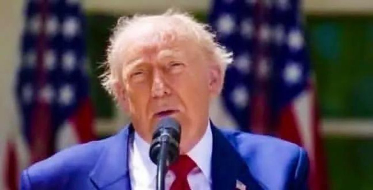 PTCruiserAndy's tweet photo. In the future, historians will talk about how Trump completely lost the election for the GOP – not for his policies or practices, but with his stupid fucking wig. https://t.co/Ng17bLgnkA