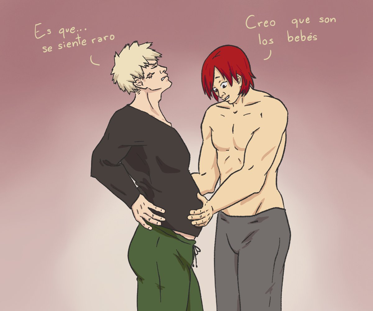 DragonsLikesTea's tweet photo. Bakugou doesn't understand how he didn't think of it befora 🤔
Day 5: kicks
Día 5: patadas
#admpreg2026 #MPreg #Ilitiaforever #admpreg #kiribaku #bakugoukatsuki #KirishimaEijirou #krbk https://t.co/OPreCAMm3T