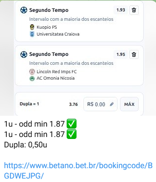 TalaTipss's tweet photo. E nesse meio tempo nossa única duplinha do dia bateu! 😀 https://t.co/qA8zW6WBCT