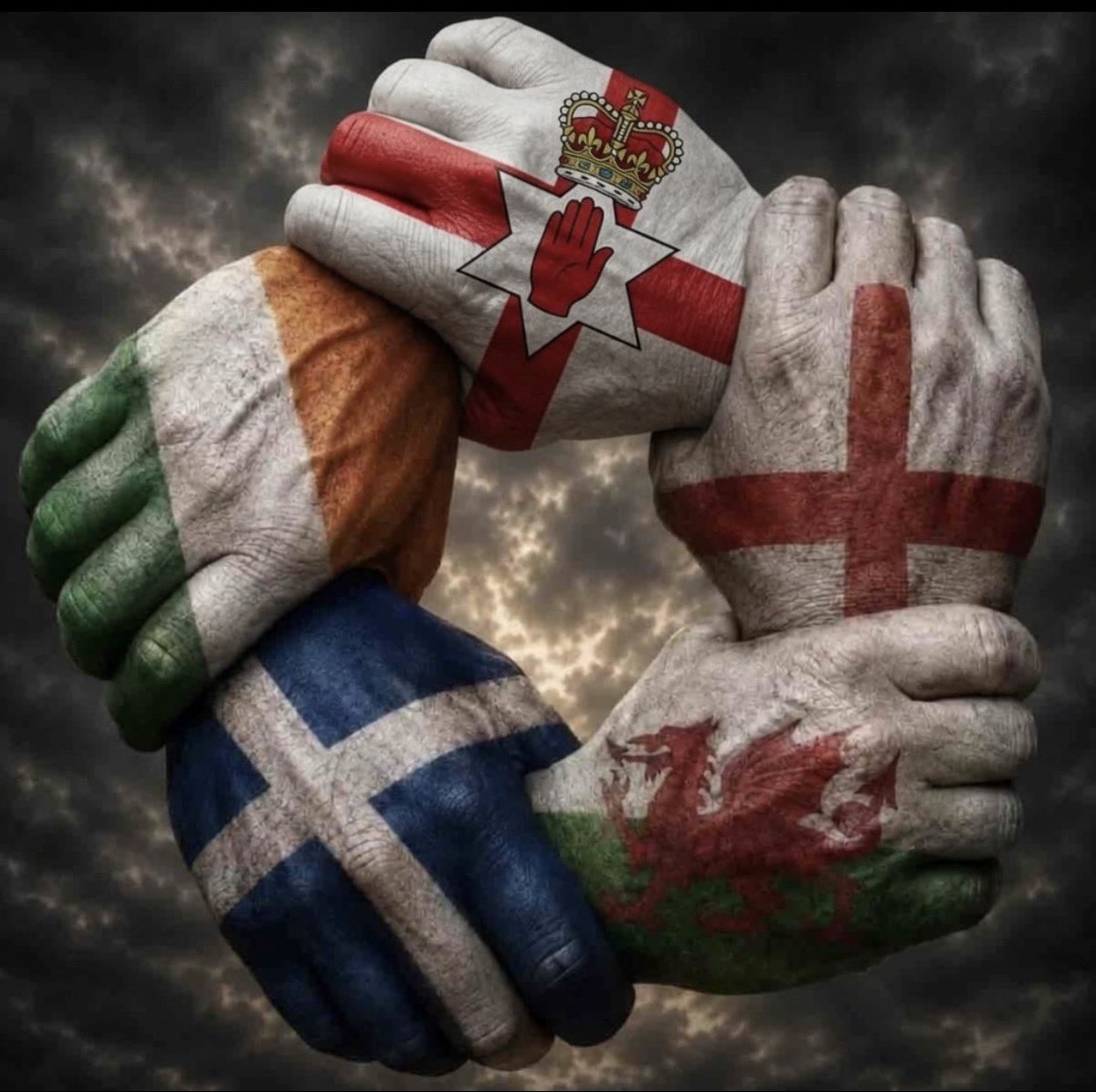 RestoreLVP's tweet photo. The 5 nations of the British isles now face a common threat.

A slow &amp; steady replacement of our people from mass immigration forced on us by the left.

Patriots of England, Scotland, Northern Ireland, Wales &amp; The Republic of Ireland must stand together to Restore our nations https://t.co/n0dn1Vxsx8