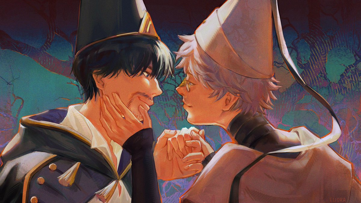 eliora_arts's tweet photo. My Qifrey and Olruggio 💫 #witchhatatelier #orufrey #wha https://t.co/goRFPZ9S97