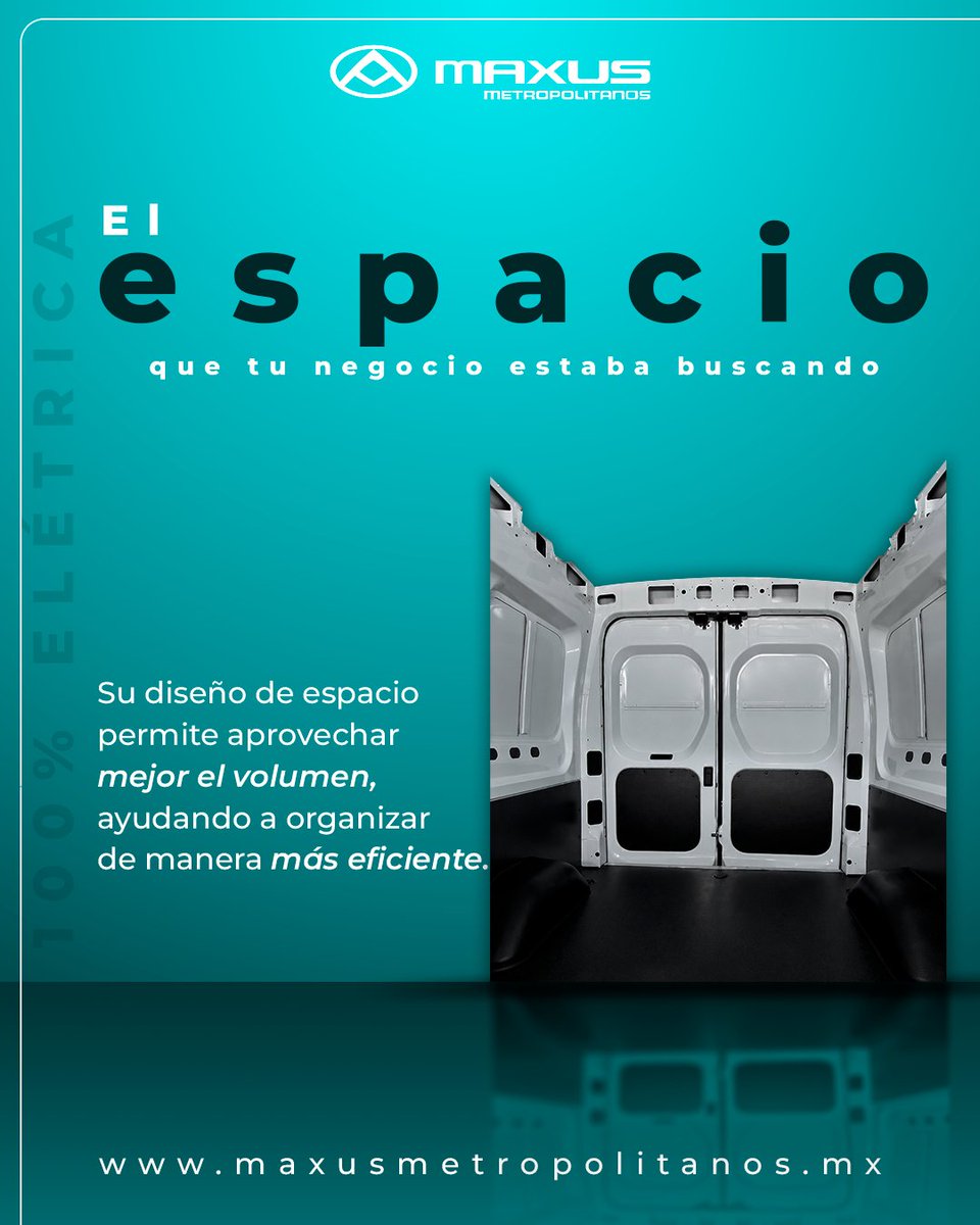 MaxusMetropoli4's tweet photo. 🚐 Más que una camioneta, una herramienta para hacer crecer tu negocio.

La Maxus Deliver 9 ofrece espacio, versatilidad y soluciones para distintos tipos de empresas. 

#MovilidadEléctrica #Ahorro #Ecommerce #Logística #Paquetería https://t.co/npPysDJQ7s