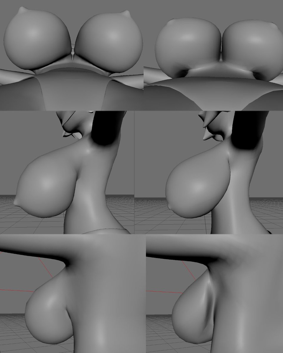 lewdrrito's tweet photo. My OC character Vio’s updated 3D Character Model. Character modeling is not my strong suit, so I’ve been trying to improve bit by bit. As you can, at the beginning she looked like a blob and was even considering leaving it right there #charactermodelling #3dmodeli̇ng #3dcharacter https://t.co/7mARGNopw0