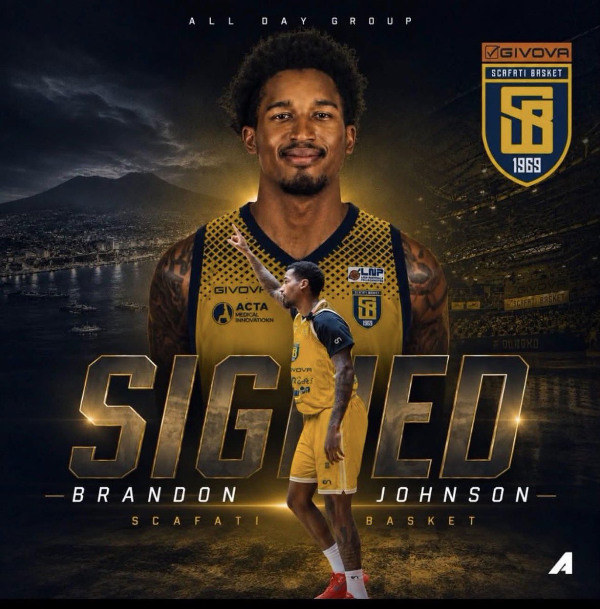 BrunswickCC_MBB's tweet photo. DOLPHIN PRO JUMPING OVERSEAS! 🐬🏀🇮🇹
Congratulations to basketball @BrunswickCC_MBB alumni @brxnd0nn on signing with Scafati Basket in Italy Liga A. Finshed college at @CanesHoops and continues climbing the professional ranks. Start at BCC go anywhere! #BccNextChanceU https://t.co/07rlz76DNO